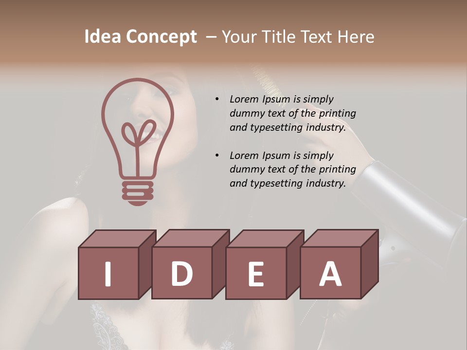 Healthy Appliance Portrait PowerPoint Template