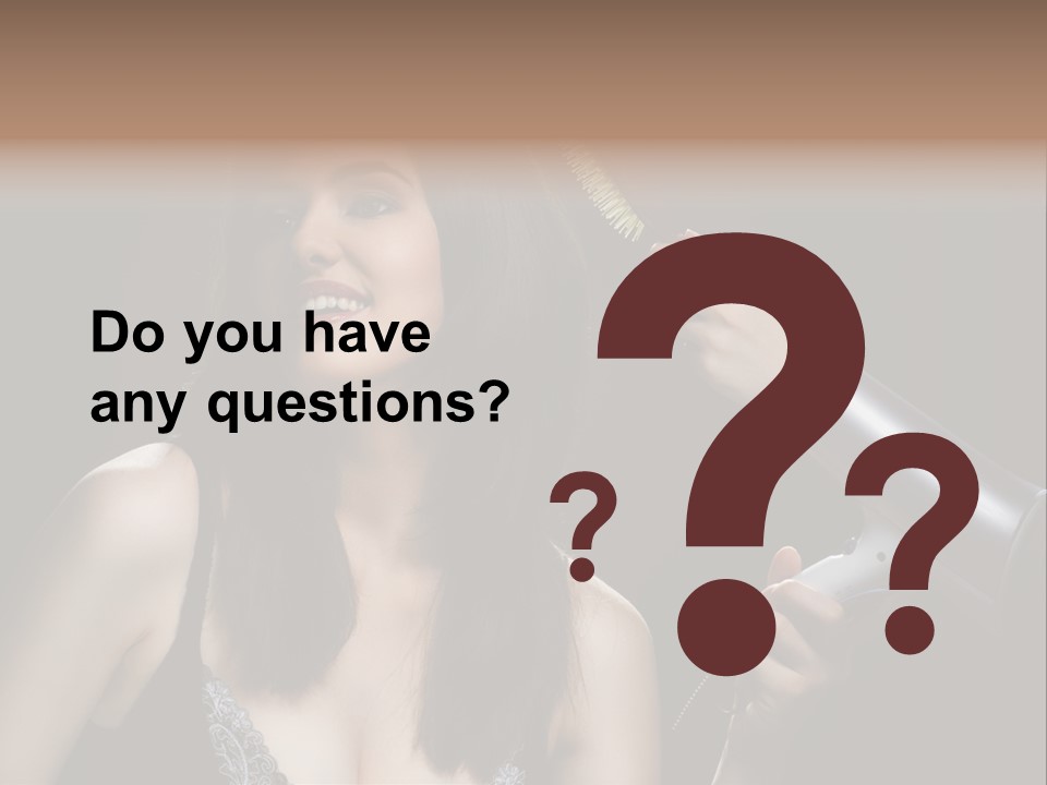 Healthy Appliance Portrait PowerPoint Template