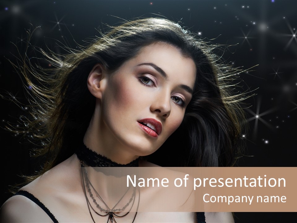 Face Expression Human PowerPoint Template