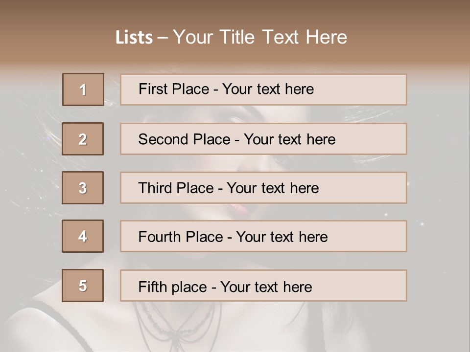 Face Expression Human PowerPoint Template