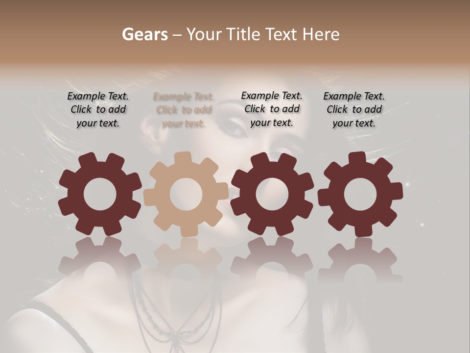 Face Expression Human PowerPoint Template