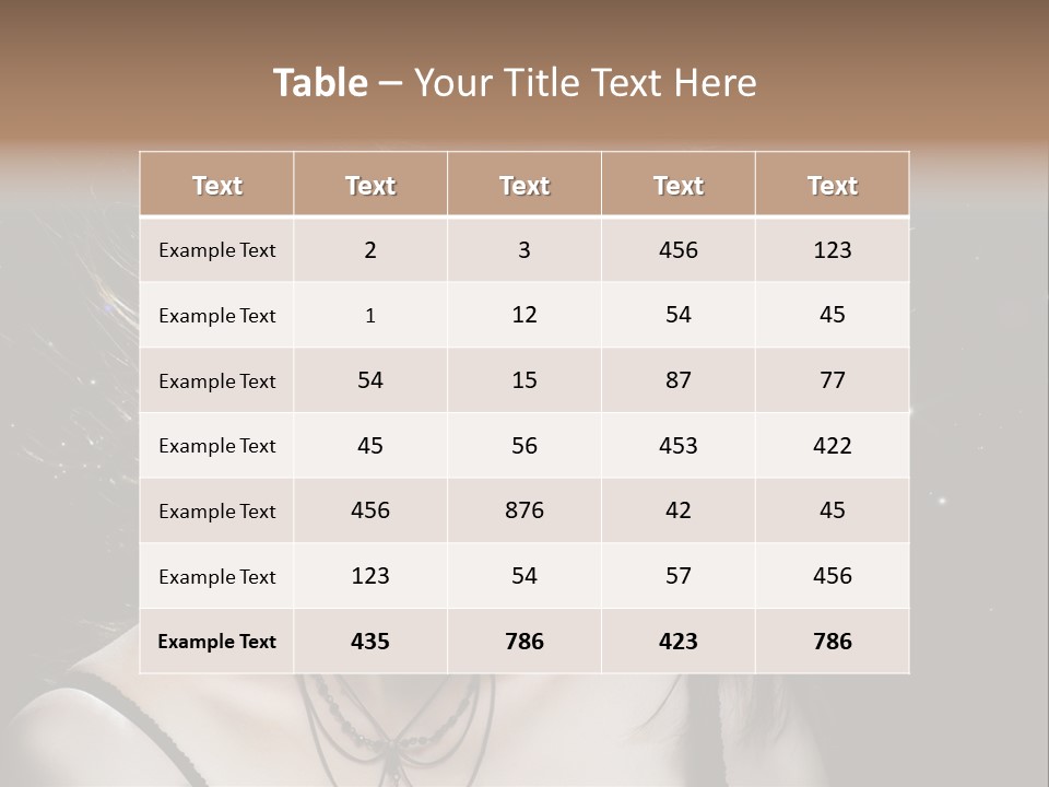 Face Expression Human PowerPoint Template