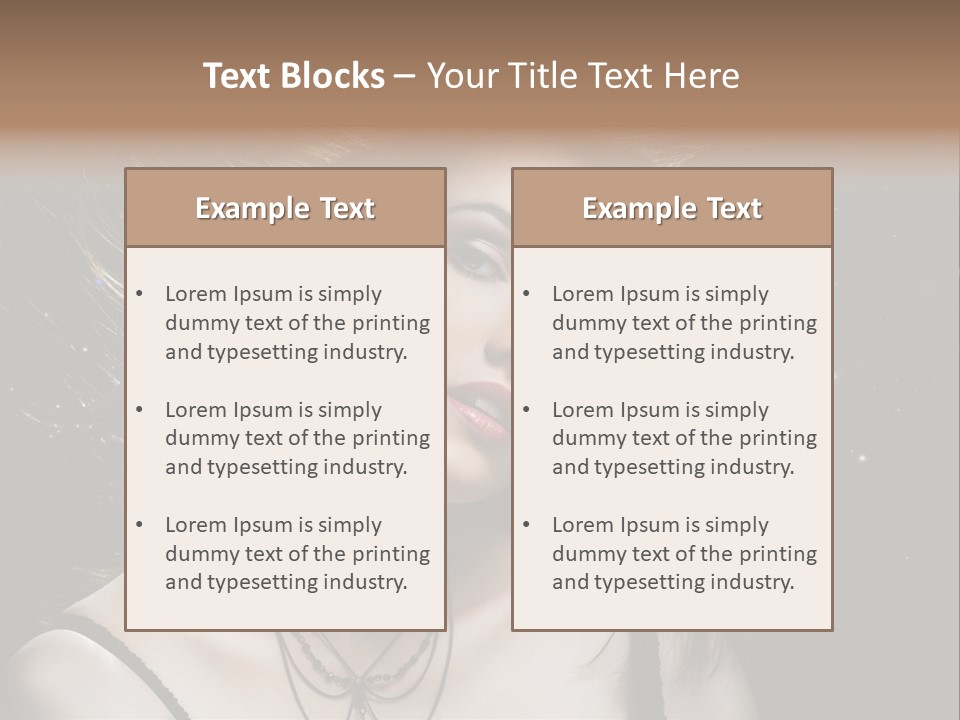 Face Expression Human PowerPoint Template