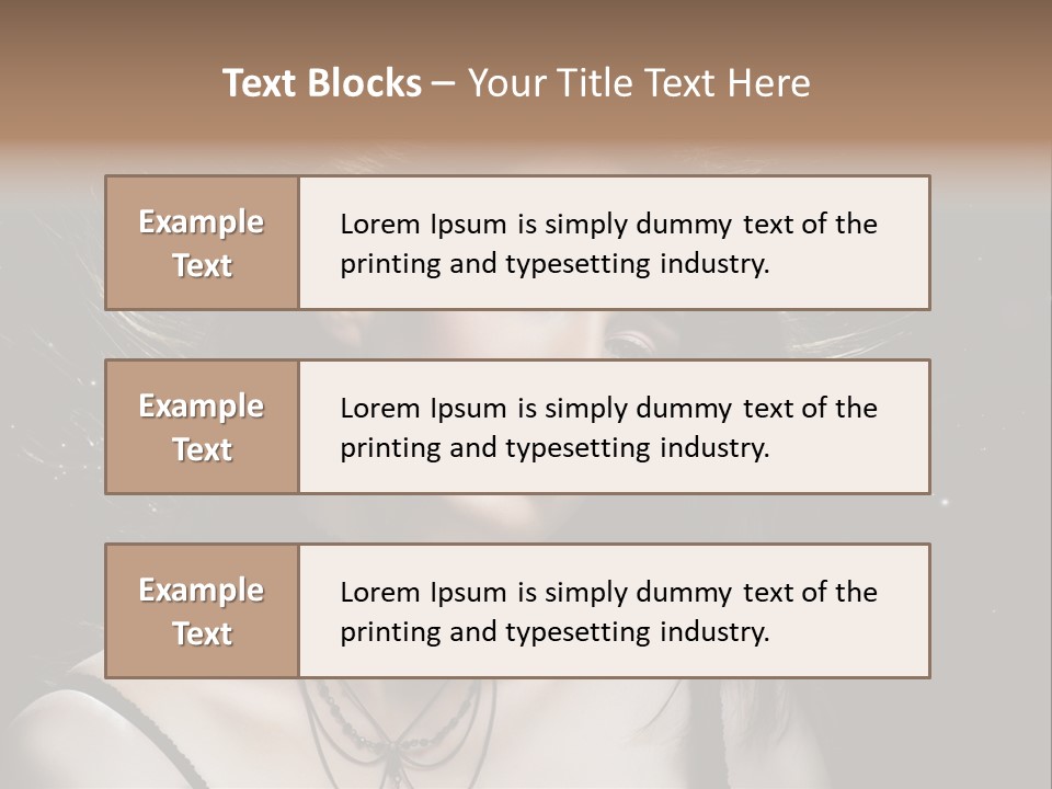 Face Expression Human PowerPoint Template