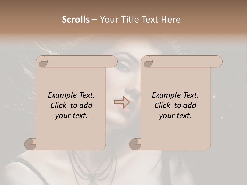 Face Expression Human PowerPoint Template