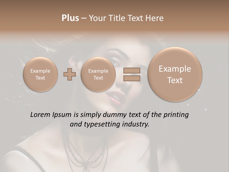 Face Expression Human PowerPoint Template