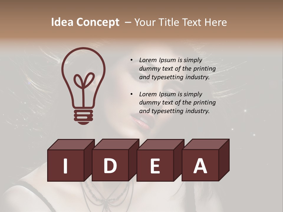 Face Expression Human PowerPoint Template