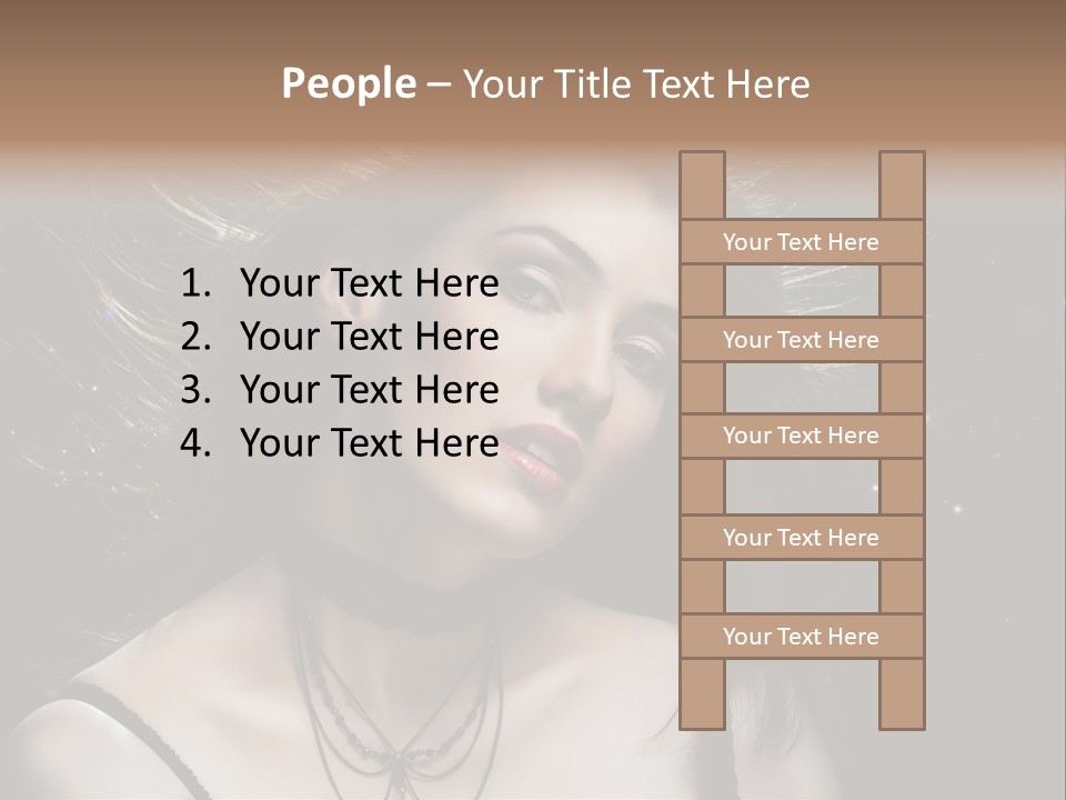 Face Expression Human PowerPoint Template