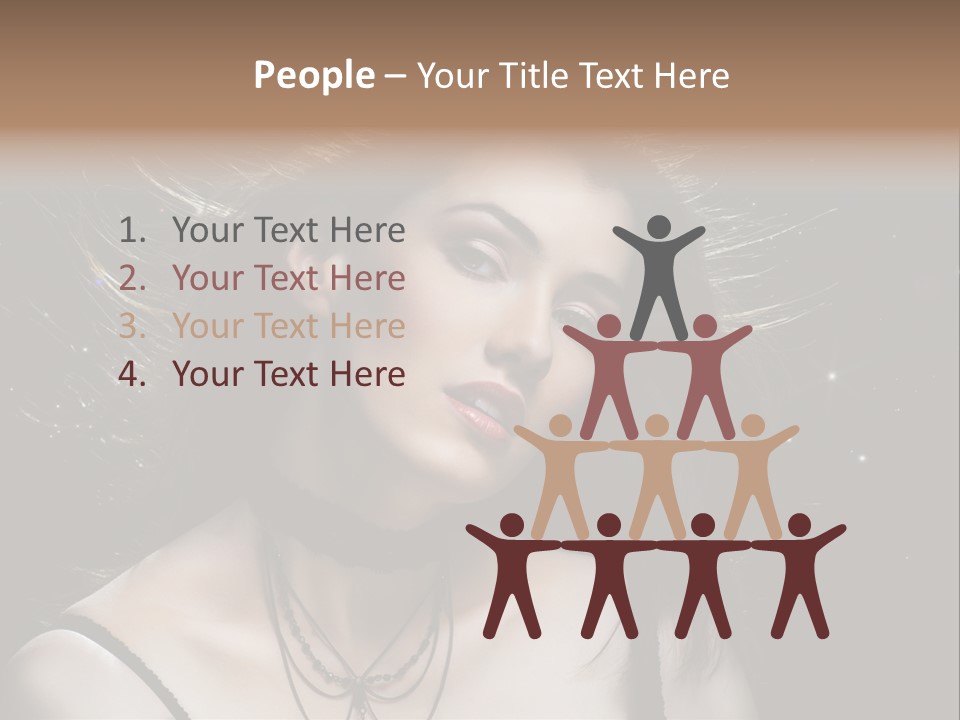 Face Expression Human PowerPoint Template