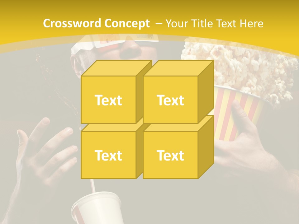 Open Sitting Looking PowerPoint Template