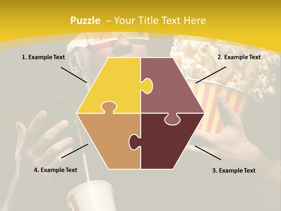 Open Sitting Looking PowerPoint Template