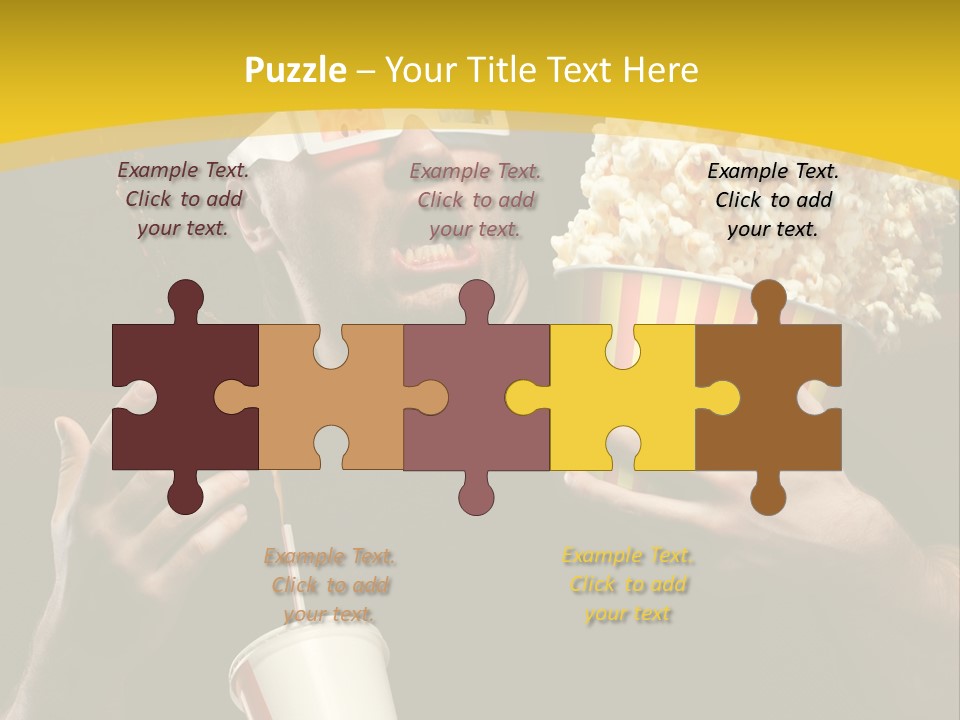 Open Sitting Looking PowerPoint Template