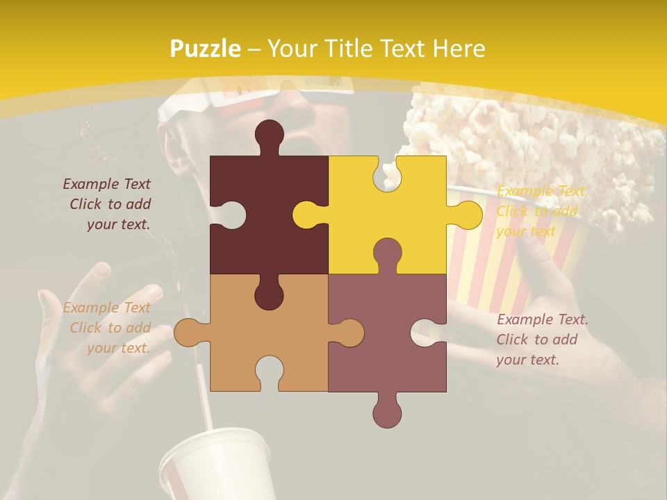 Open Sitting Looking PowerPoint Template