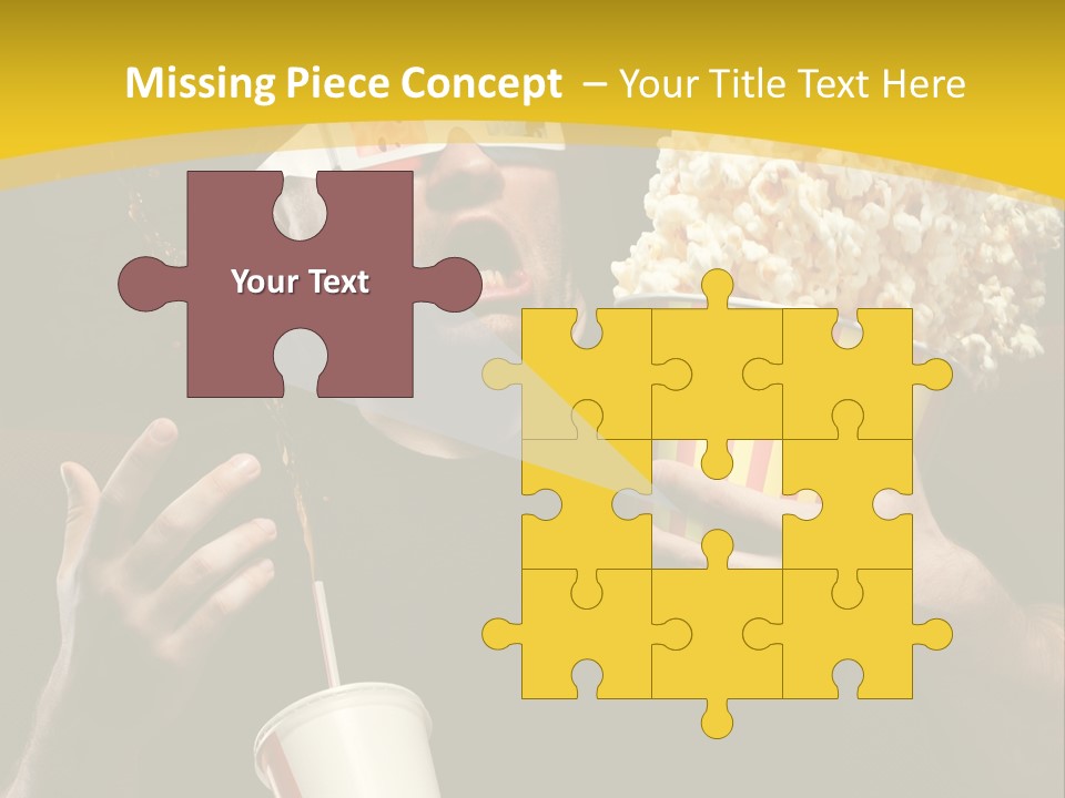 Open Sitting Looking PowerPoint Template