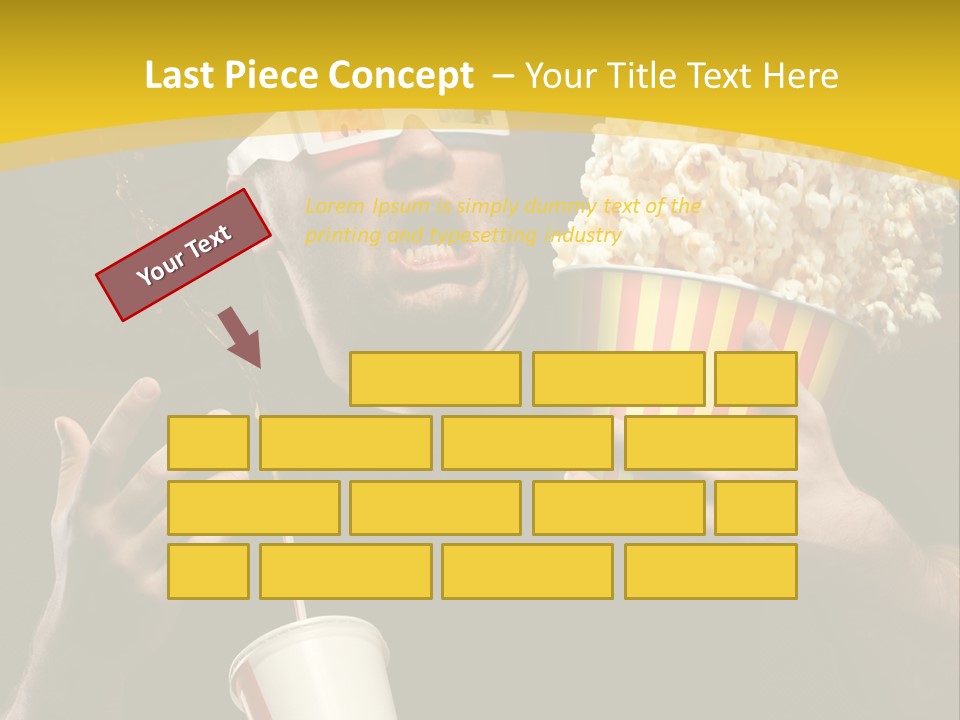 Open Sitting Looking PowerPoint Template