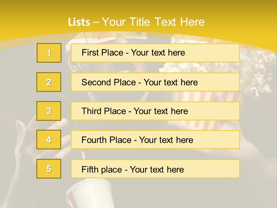 Open Sitting Looking PowerPoint Template