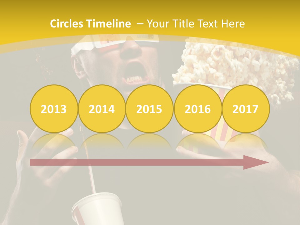 Open Sitting Looking PowerPoint Template