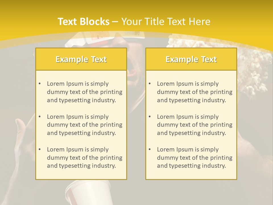 Open Sitting Looking PowerPoint Template