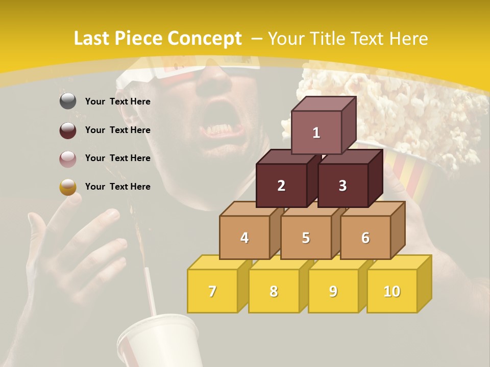 Open Sitting Looking PowerPoint Template