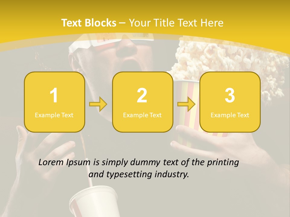Open Sitting Looking PowerPoint Template
