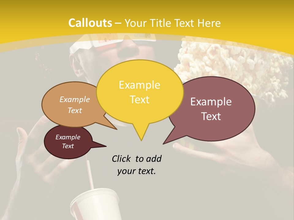 Open Sitting Looking PowerPoint Template
