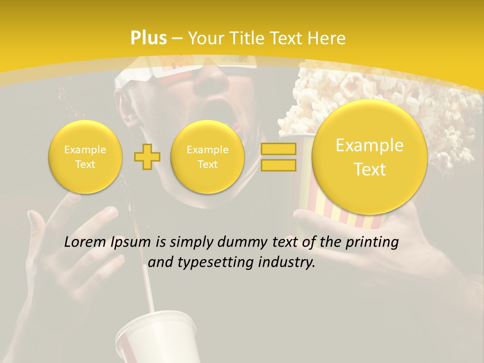 Open Sitting Looking PowerPoint Template