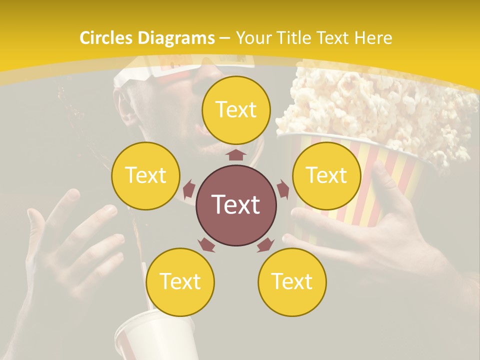 Open Sitting Looking PowerPoint Template