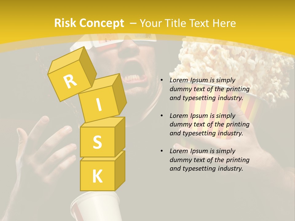 Open Sitting Looking PowerPoint Template