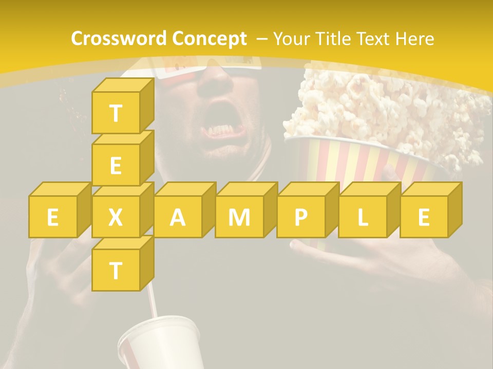 Open Sitting Looking PowerPoint Template