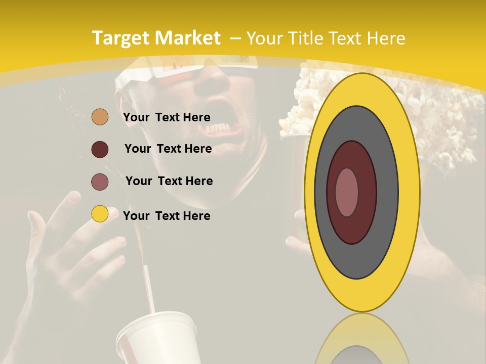 Open Sitting Looking PowerPoint Template