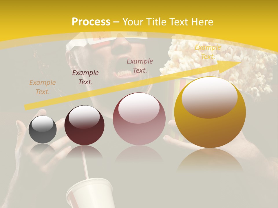 Open Sitting Looking PowerPoint Template