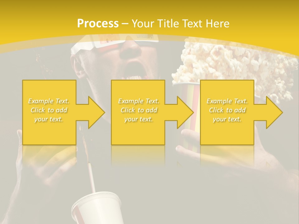 Open Sitting Looking PowerPoint Template