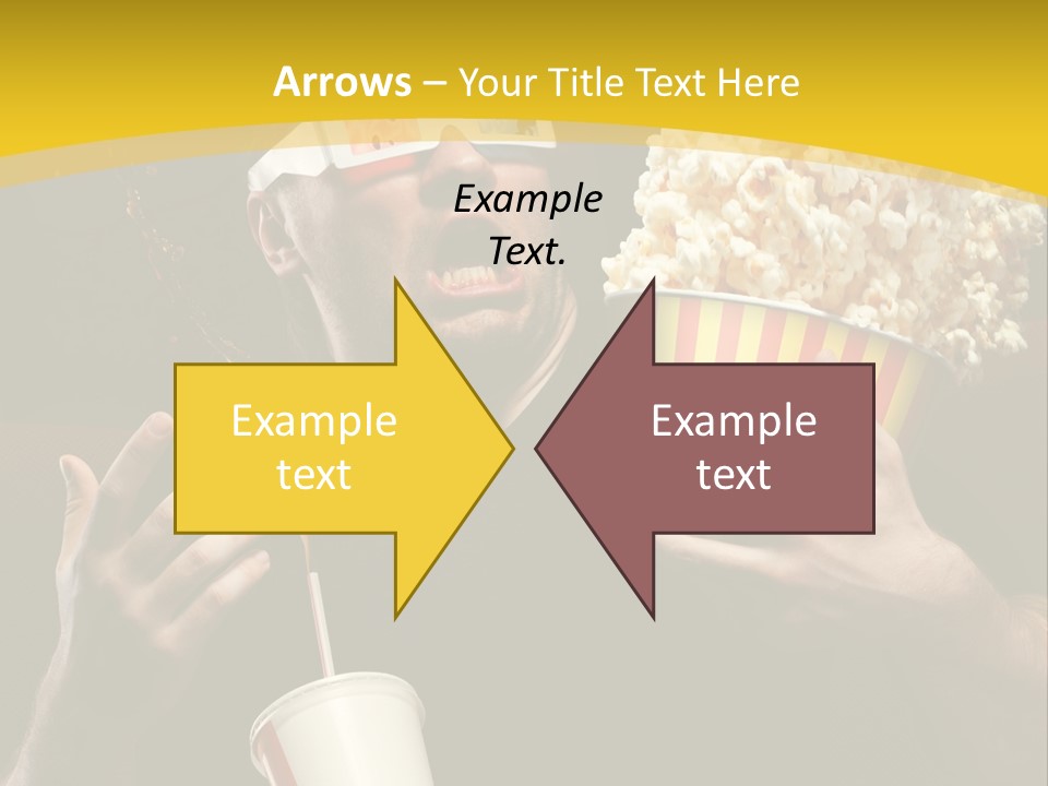 Open Sitting Looking PowerPoint Template