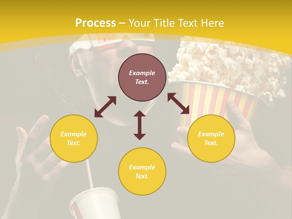 Open Sitting Looking PowerPoint Template
