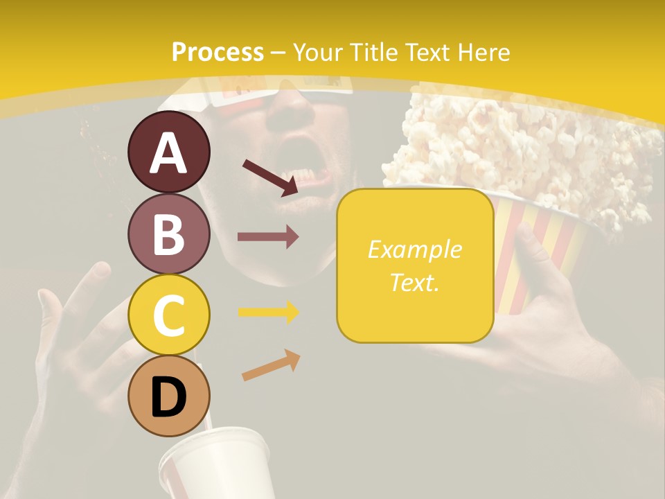 Open Sitting Looking PowerPoint Template