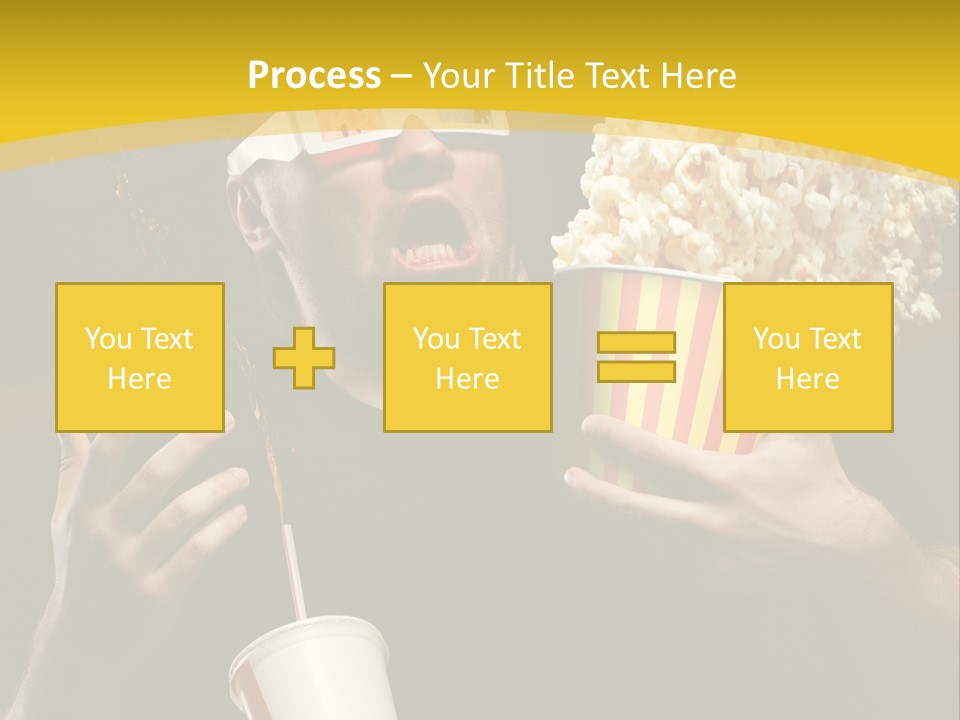 Open Sitting Looking PowerPoint Template
