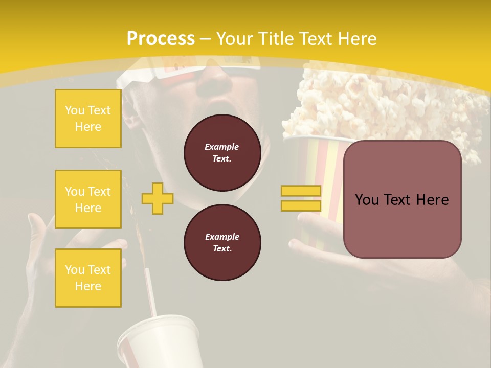 Open Sitting Looking PowerPoint Template