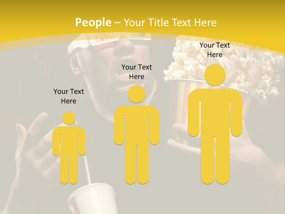 Open Sitting Looking PowerPoint Template