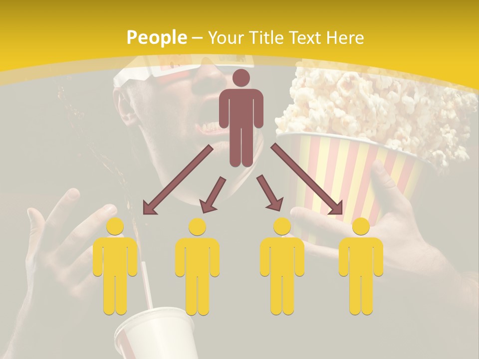 Open Sitting Looking PowerPoint Template