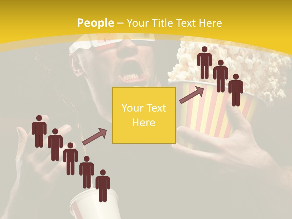 Open Sitting Looking PowerPoint Template