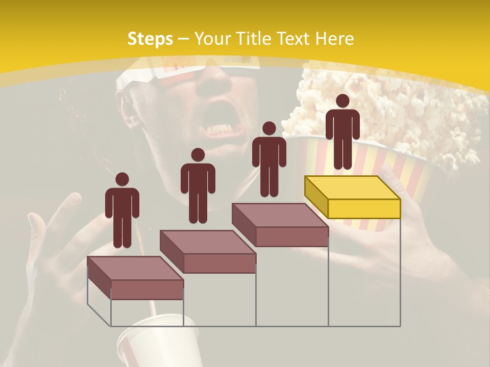 Open Sitting Looking PowerPoint Template