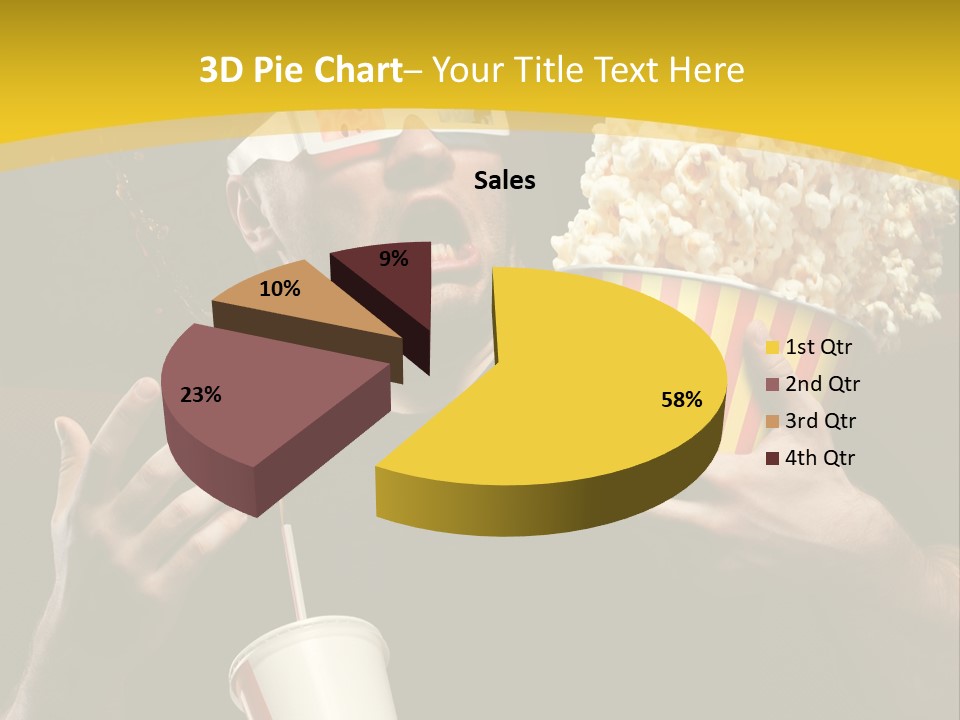 Open Sitting Looking PowerPoint Template