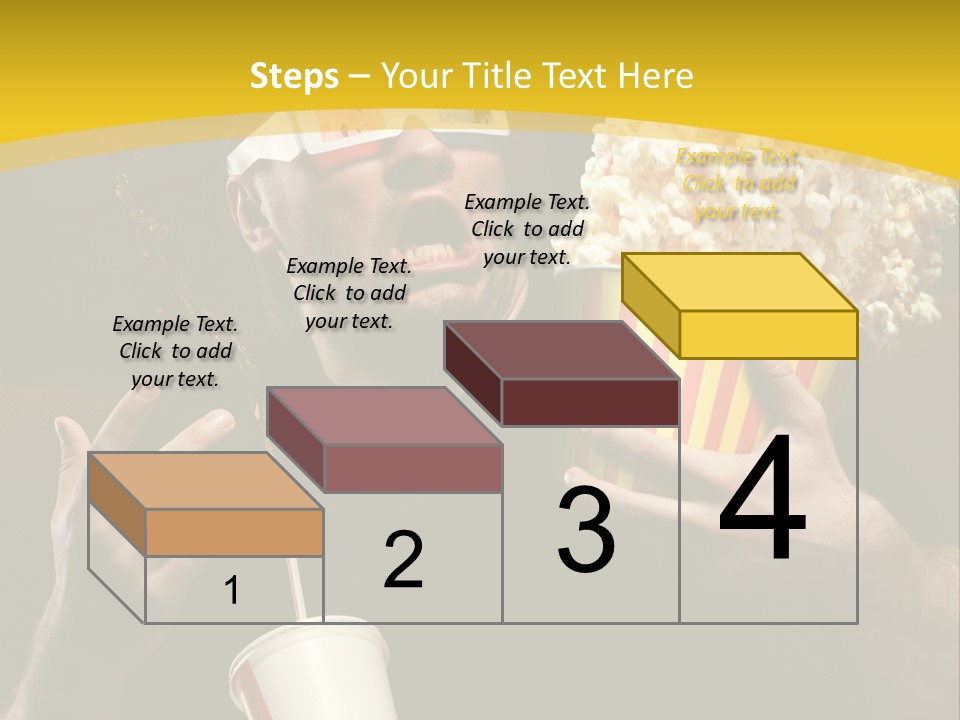 Open Sitting Looking PowerPoint Template