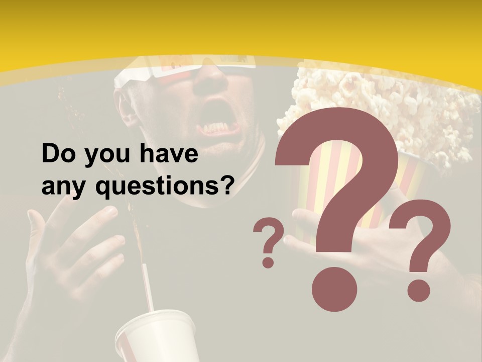 Open Sitting Looking PowerPoint Template