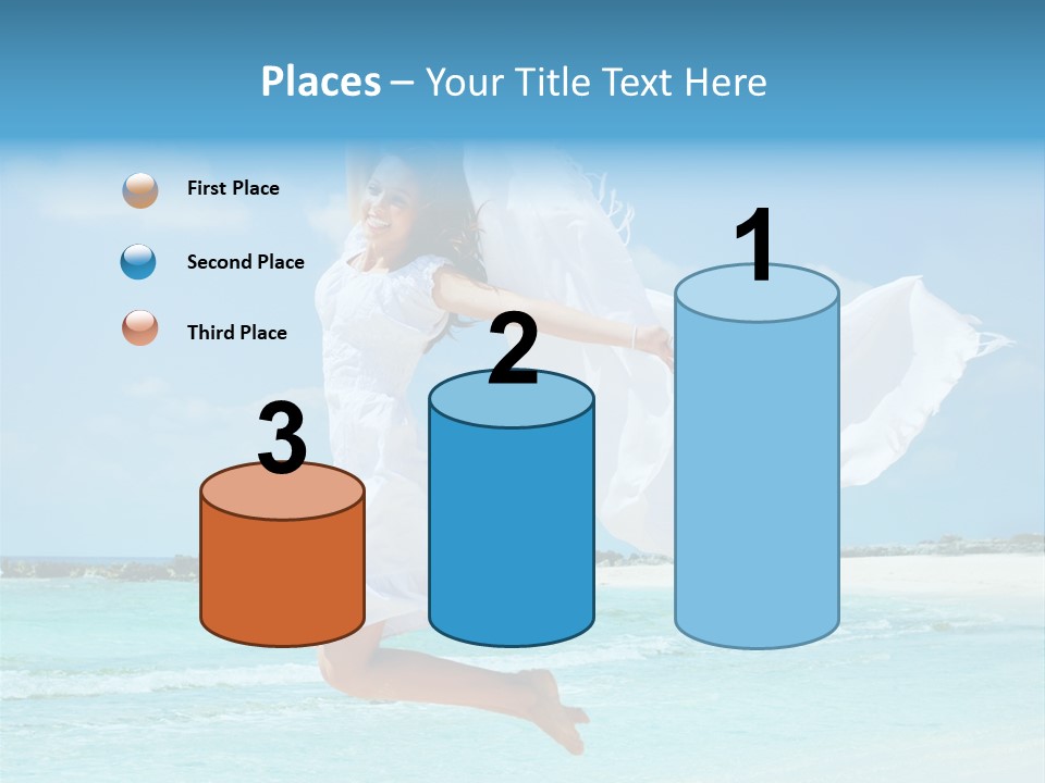 One Smile White PowerPoint Template