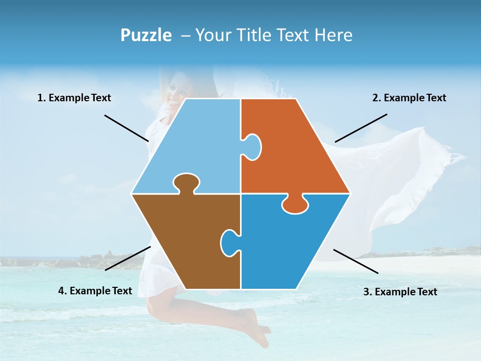 One Smile White PowerPoint Template