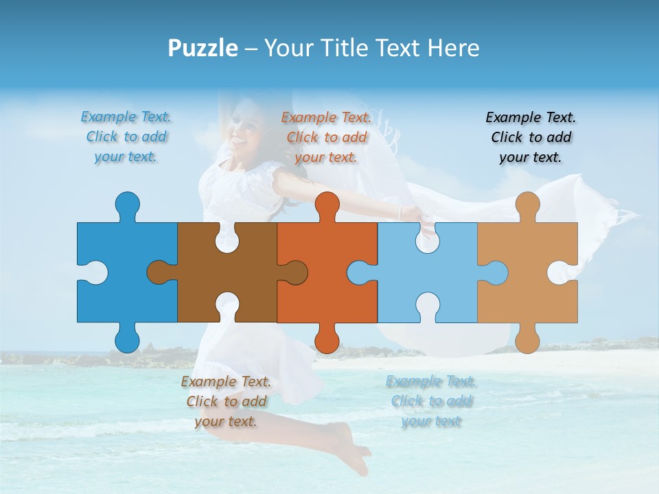 One Smile White PowerPoint Template