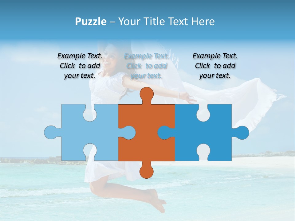 One Smile White PowerPoint Template