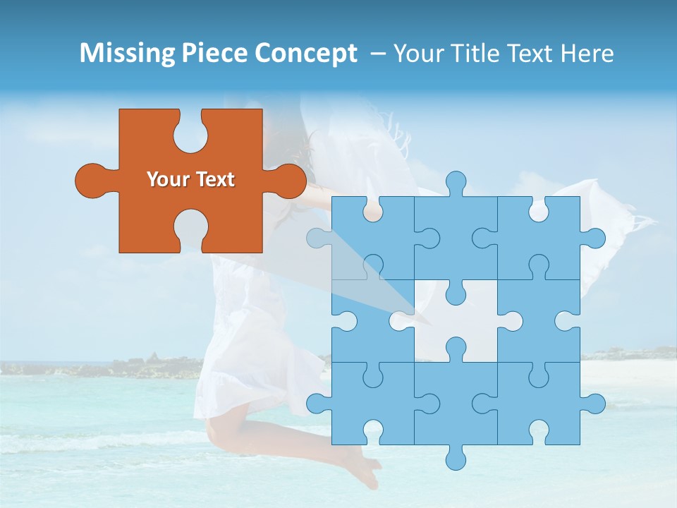 One Smile White PowerPoint Template