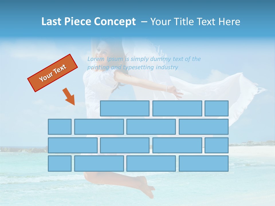 One Smile White PowerPoint Template